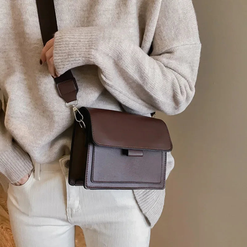 Small Flap Crossbody Shoulder Bag for Women Casual Handbag Tote