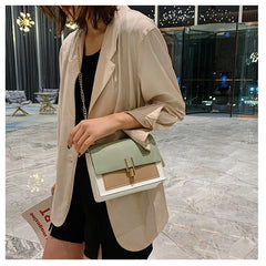 Small Fresh Female Shoulder Bag Chain Belt Y-Lock Diagonal Shoulder Bag