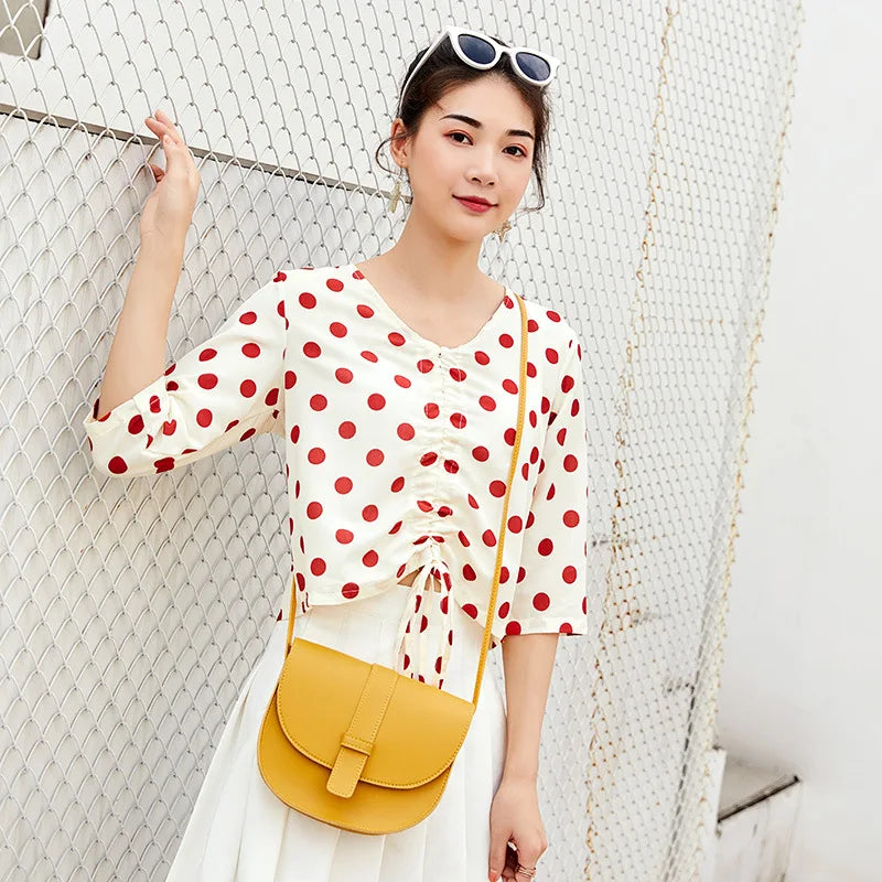 Small Fresh Women Bags Summer Solid Ladies Single Shoulder Diagonal Bag