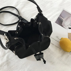 Canvas Tassel Shoulder Bag for Women Crossbody Tote Phone Pouch
