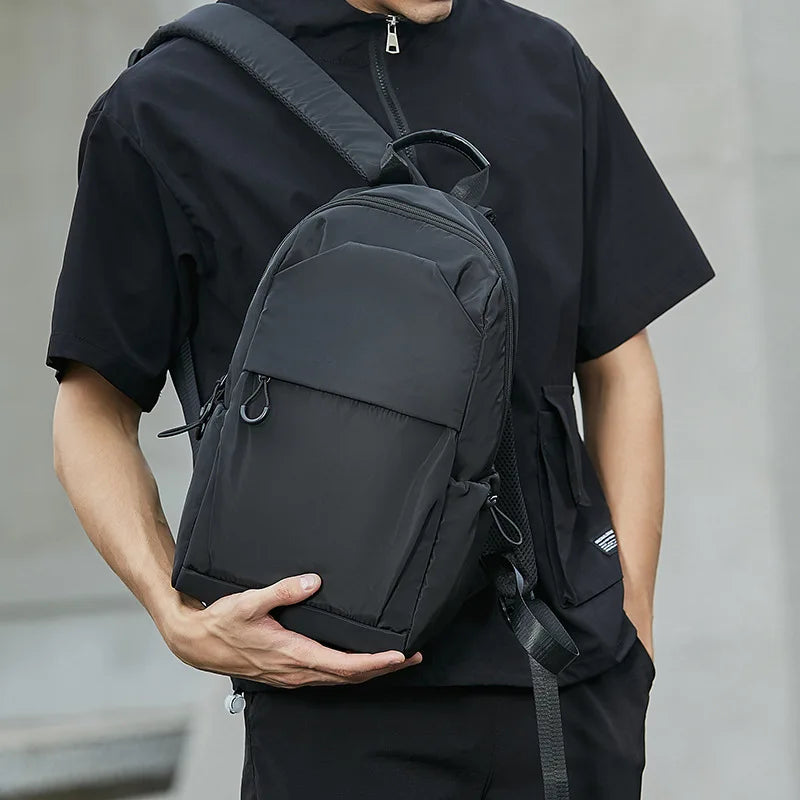 Men's Mini Backpack Outdoor Sports School Bag Travel Rucksack