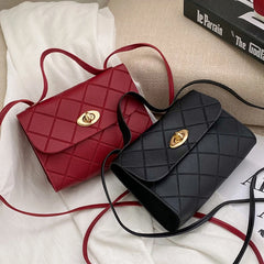 Small Women's Messenger Bag Shoulder Crossbody Handbag Square Bag