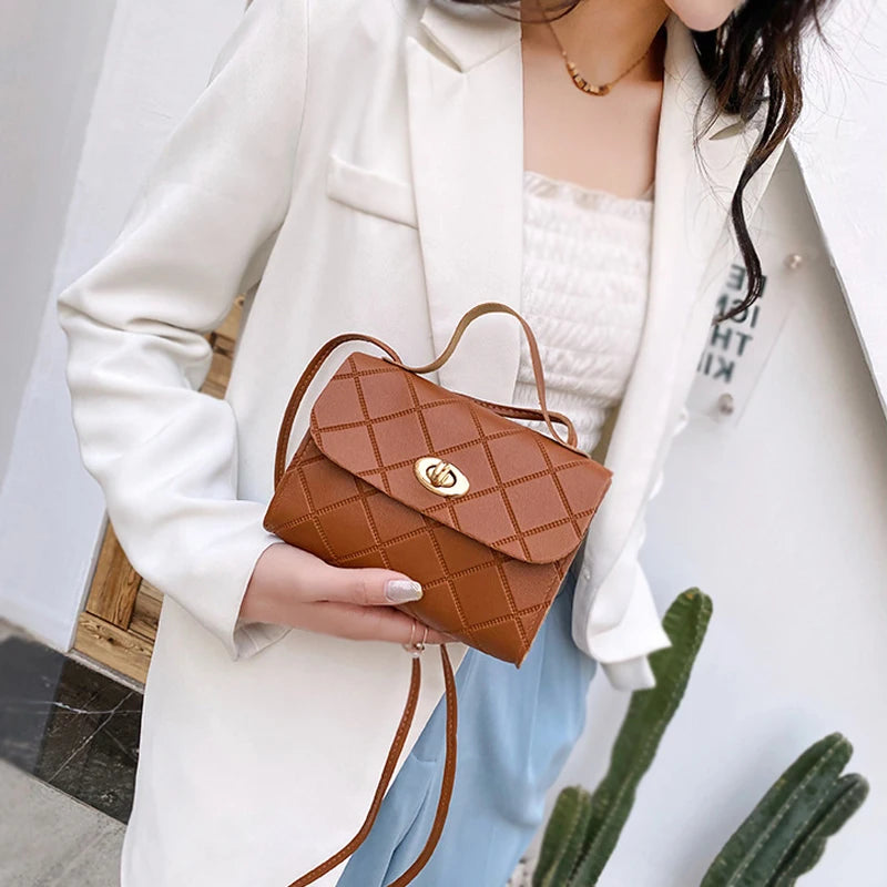 Women's Small Messenger Bag PU Handbag