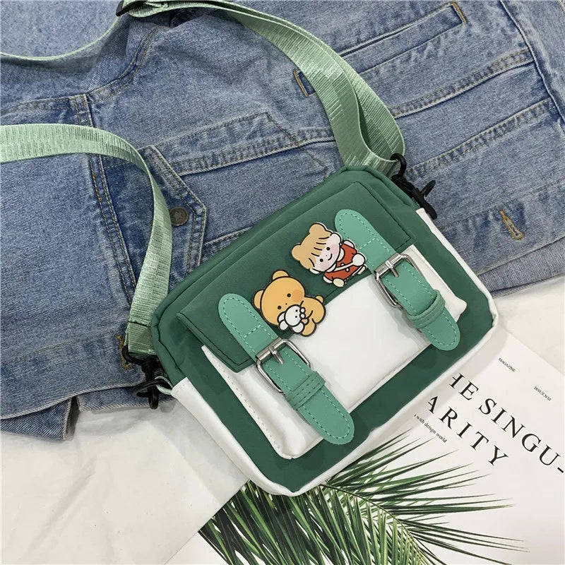 Small Messenger Bag Student Mini Crossbody Bags Mobile Phone Packs Shoulder Bag