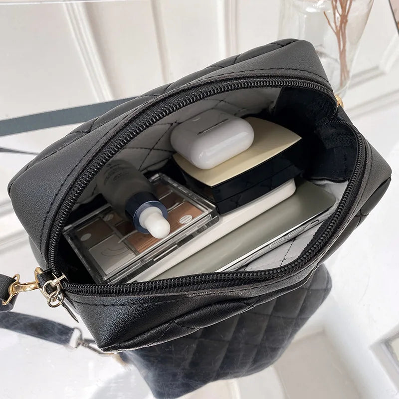 Embroidered Tassel Camera Shoulder Bag for Women