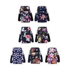 Small Mobile Phone Bag Adjustable Strap Zipper Case for Ladies Travel