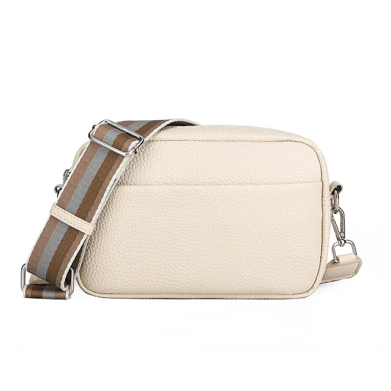 Small PU Leather Crossbody Bags for Woman Solid Shoulder Purses and Handbags