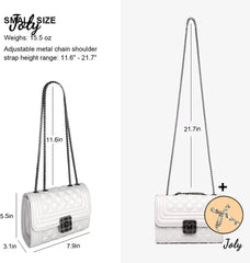 Quilted Crossbody Purse Handbag Flap Chain Shoulder Bag Women
