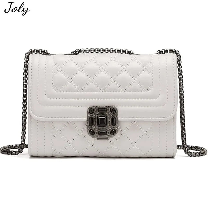 Quilted Crossbody Purse Handbag Flap Chain Shoulder Bag Women