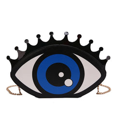 Small Shoulder Women Bag Eye PU Leather Chain Messenger Bag Purse And Handbags M