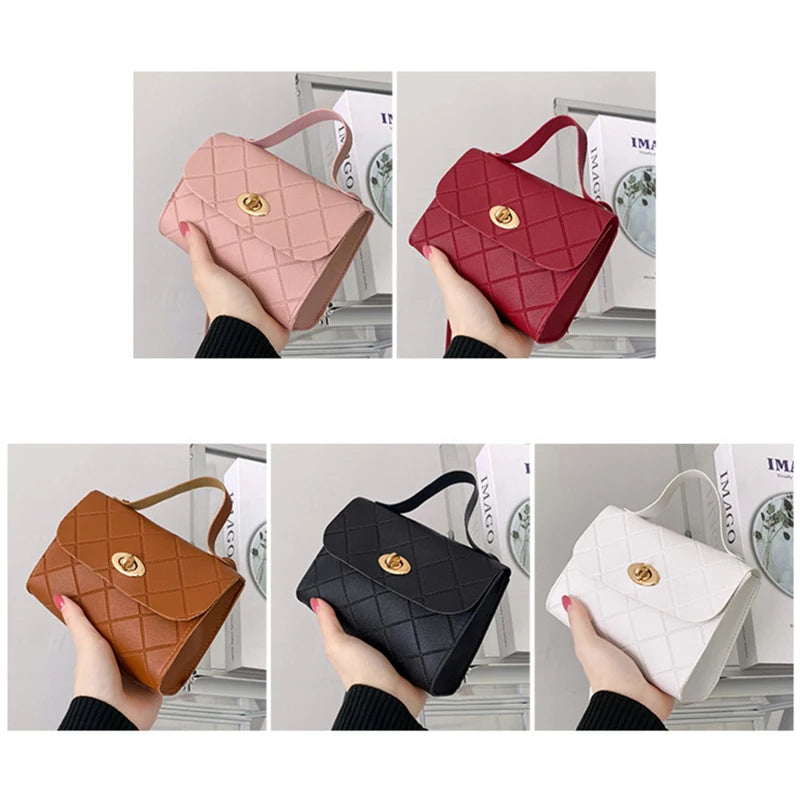 Small Stripes Messenger Bag For Women Shoulder Bag Crossbody Bags