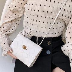 Small Stripes Messenger Bag For Women Shoulder Bag Crossbody Bags