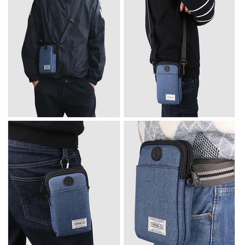Travel Shoulder Neck Bag Messenger Passport Holder Cover Belt Pouch Crossbody