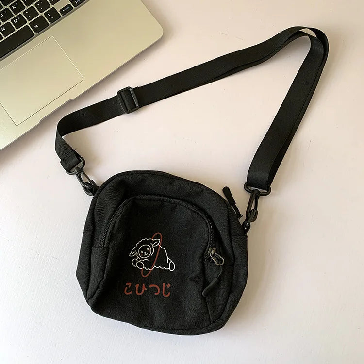 Small Women Canvas Bags Handbag Mini Shoulder Bags for Women Phone Bag
