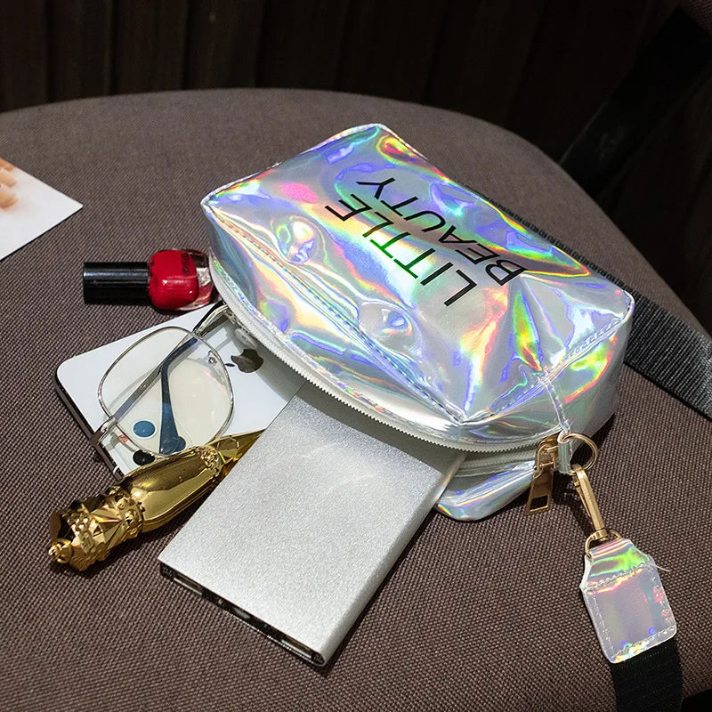 Small Laser Crossbody Bag Messenger PVC Jelly Tote Messenger Candy Colors Bags