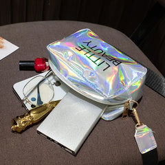 Small Laser Crossbody Bag Messenger PVC Jelly Tote Messenger Candy Colors Bags