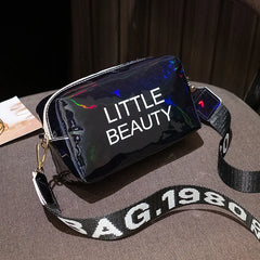 Small Laser Crossbody Bag Messenger PVC Jelly Tote Candy Colors