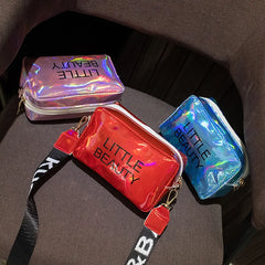 Small Laser Crossbody Bag Messenger PVC Jelly Tote Candy Colors