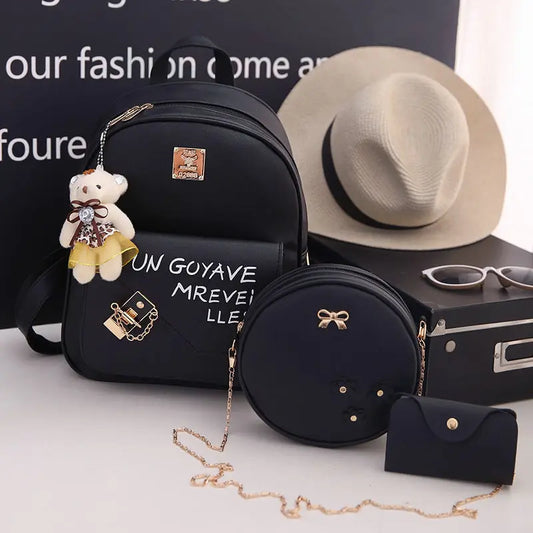 Small Fresh Backpack for Women Girls Schoolbag Campus Students