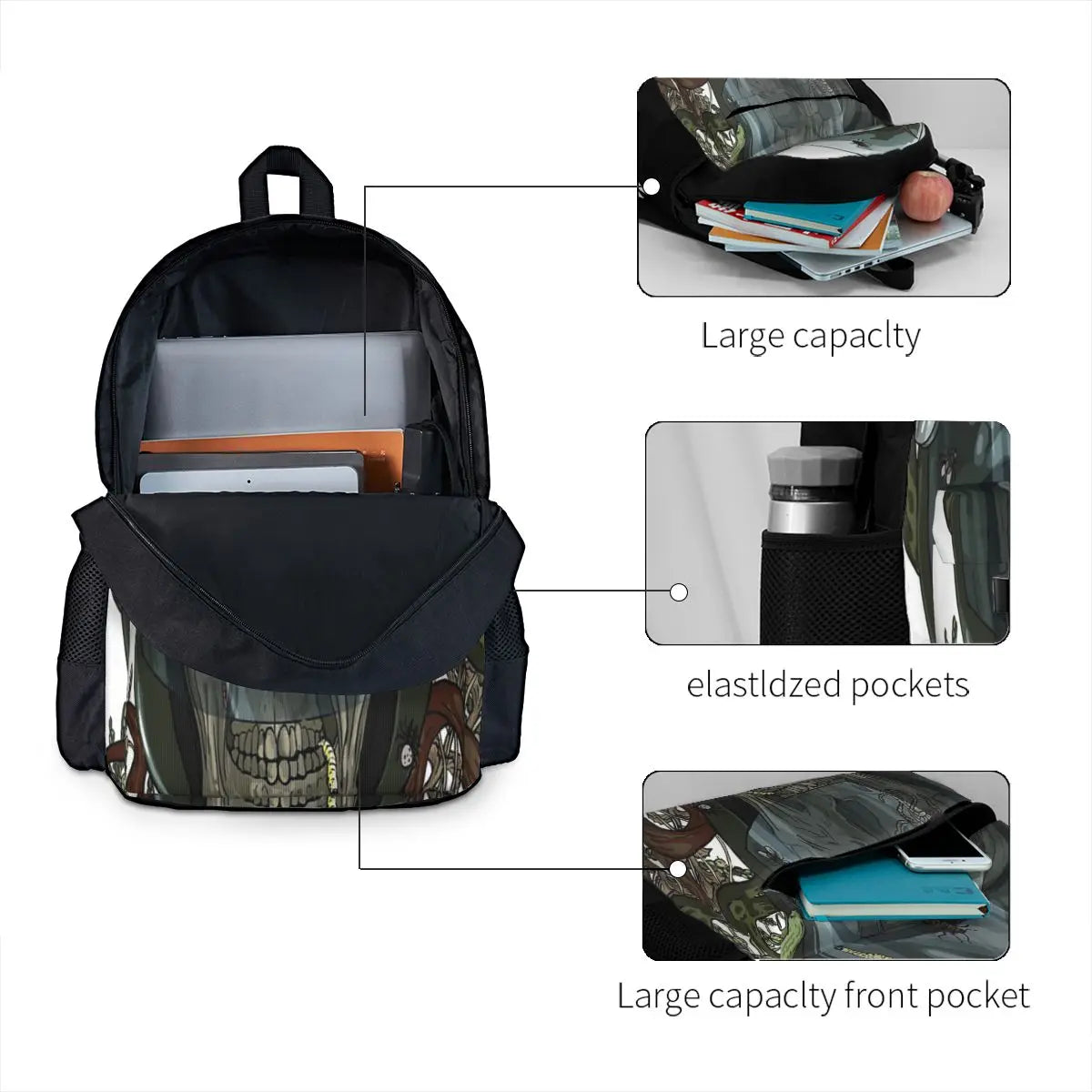Smile Stage 1 Backpacks Men's & Women's Personalised Bag