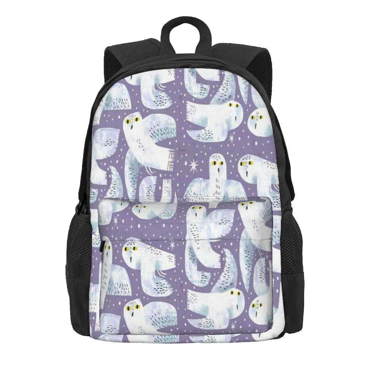 Snowy Owls Backpacks Men's & Women's School Bag