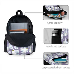 Snowy Owls Backpacks Men's & Women's School Bag
