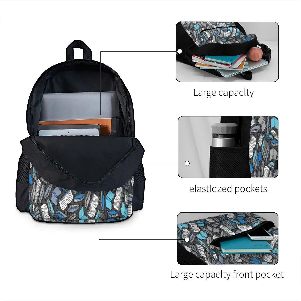 Retro School Bag for Men and Women