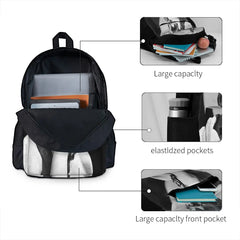 Socrates Waterproof Backpack with Zipper, Men's & Women's Bags