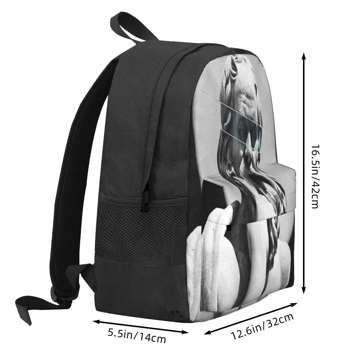 Socrates Waterproof Backpack with Zipper, Men's & Women's Bags