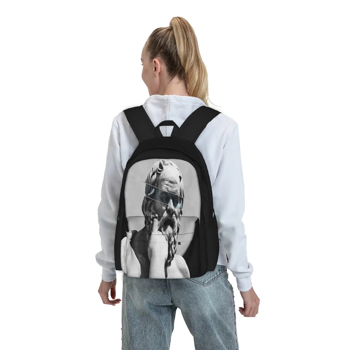 Socrates Waterproof Backpack with Zipper, Men's & Women's Bags