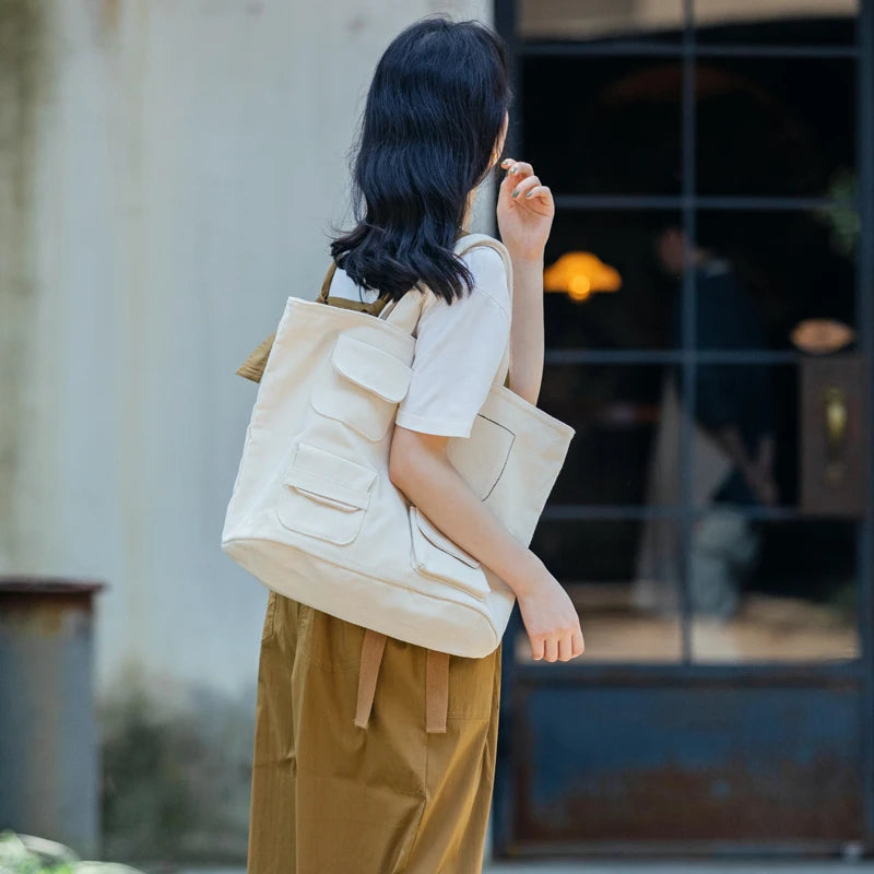 Large Capacity Women Shopping Bag Casual Ladies One Shoulder Tote Bags