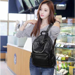 Vintage Shoulder Bag Women High Capacity Travel Backpack