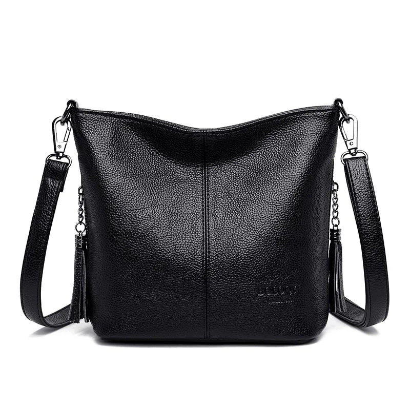 Soft Leather Crossbody Bags for Women Casual Shoulder Bag Tote Bag