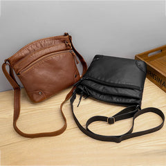 Soft Leather Women's Bag Single Shoulder Bag Small Bag