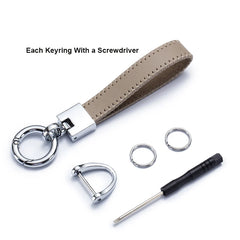 Soft Microfiber Key Ring Durable Hardware For Cars High Keyring Clip Screwdriver