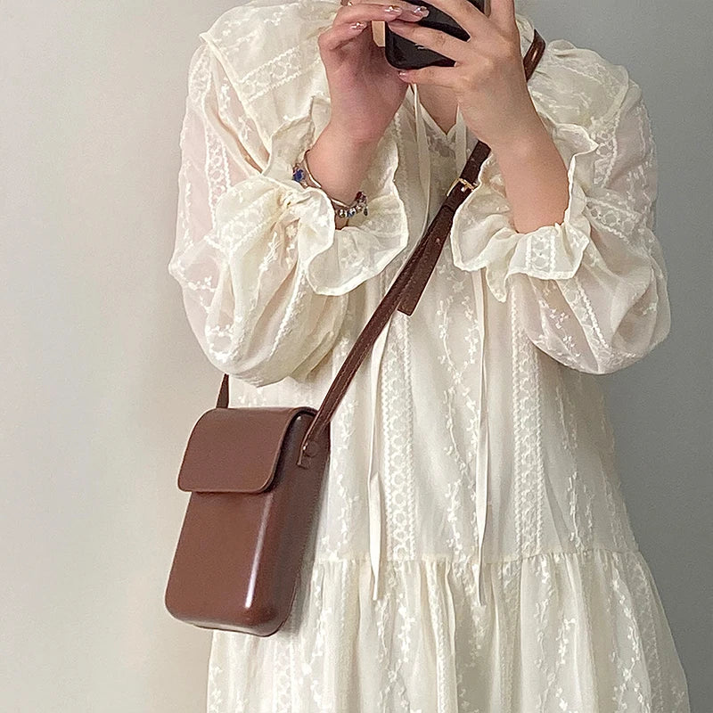 Soft PU Leather Shoulder Bag for Women Purses and Handbags Lady Casual Solid