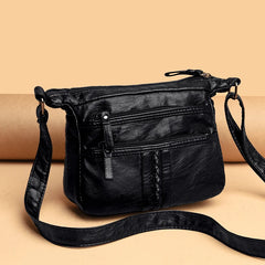 Mini PU Leather Women Messenger Bag Shoulder Sling Handbag
