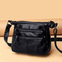 Mini PU Leather Women Messenger Bag Shoulder Sling Handbag