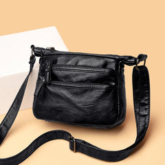 Mini PU Leather Women Messenger Bag Shoulder Sling Handbag
