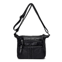 Mini PU Leather Women Messenger Bag Shoulder Sling Handbag