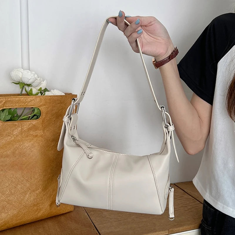 Retro Shoulder Bag for Women Girls Casual Style