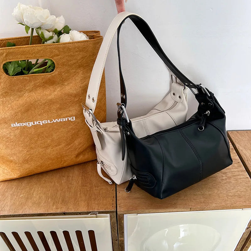 Retro Shoulder Bag for Women Girls Casual Style