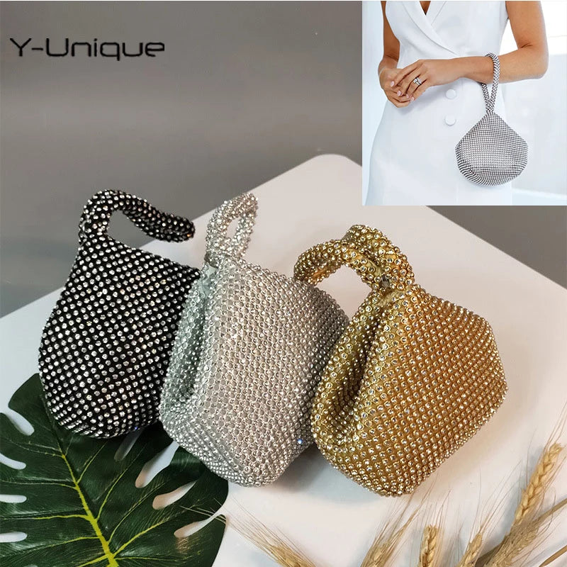 Shining Diamonds Evening Clutch Women Handbag for Wedding Party