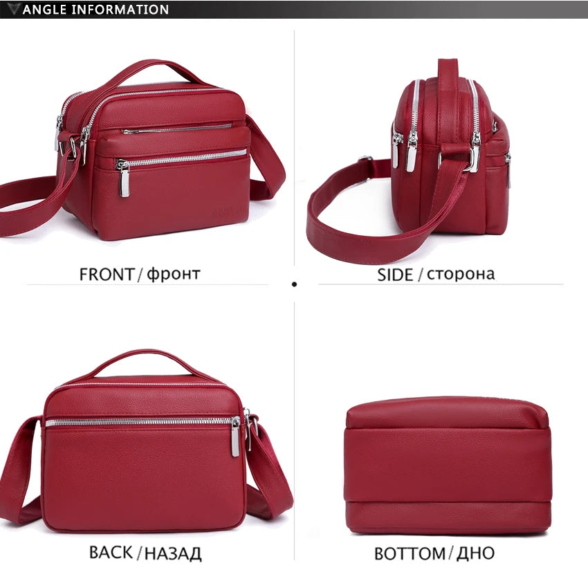 Soft Shoulder Bag Ladies Pocket Handbag Waterproof Lightweight