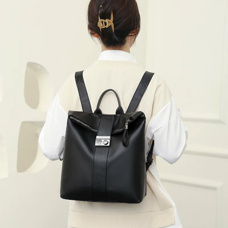 Soft Touch Multi-Function Small Backpack Female Ladies Shoulder Bag