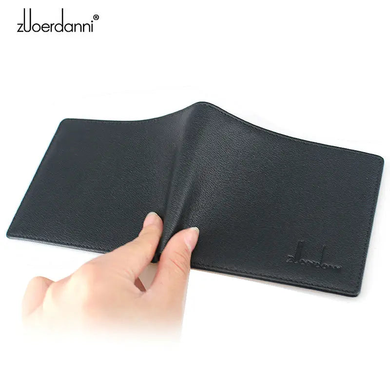 Men's Ultra Thin Leather Wallet High Quality Cowhide Purse