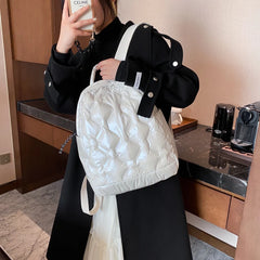 Warm Down Backpack for Fall and Winter Travel