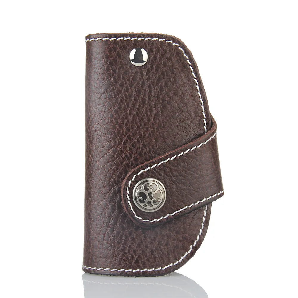 4 Colors KeyKey Holder Wallet Leather Unisex Wallet Key Organizer