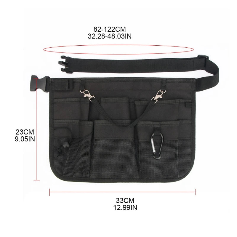 Breathable Waist Tool Apron Bag Pouch Case Organizer Adjustable Strap