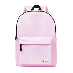 Solid Campus Backpacks Leisure Bags School Bag